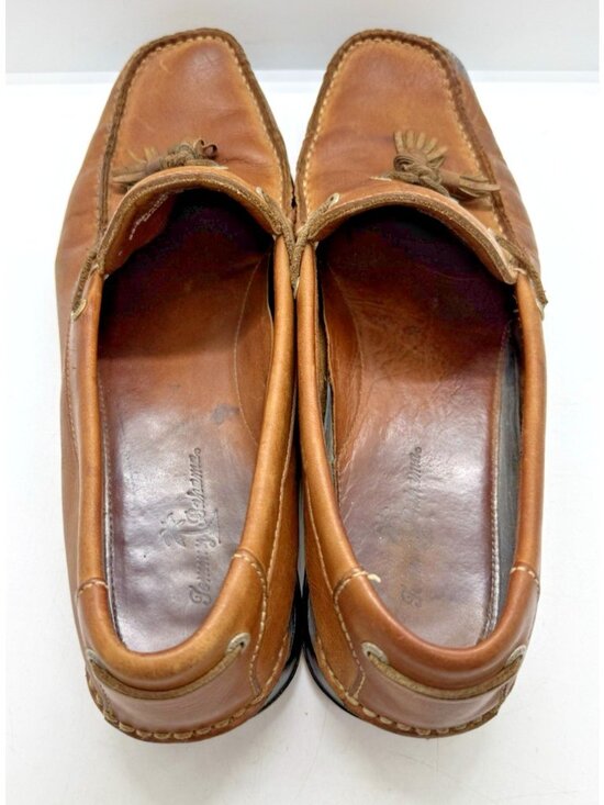 Tommy Bahama Men\'s Brown Leather Tassel Loafers Casual Slip on Shoes Size 11.5M main image 6